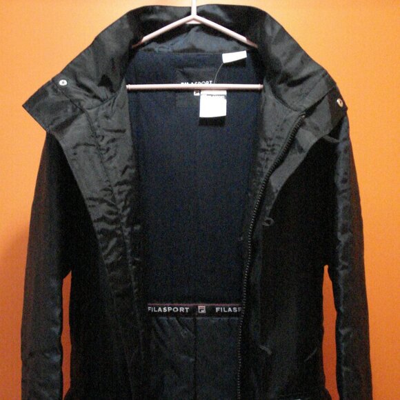 Vintage Men's Fila Sport Winter Jacket with Hoodie. - Picture 2 of 13